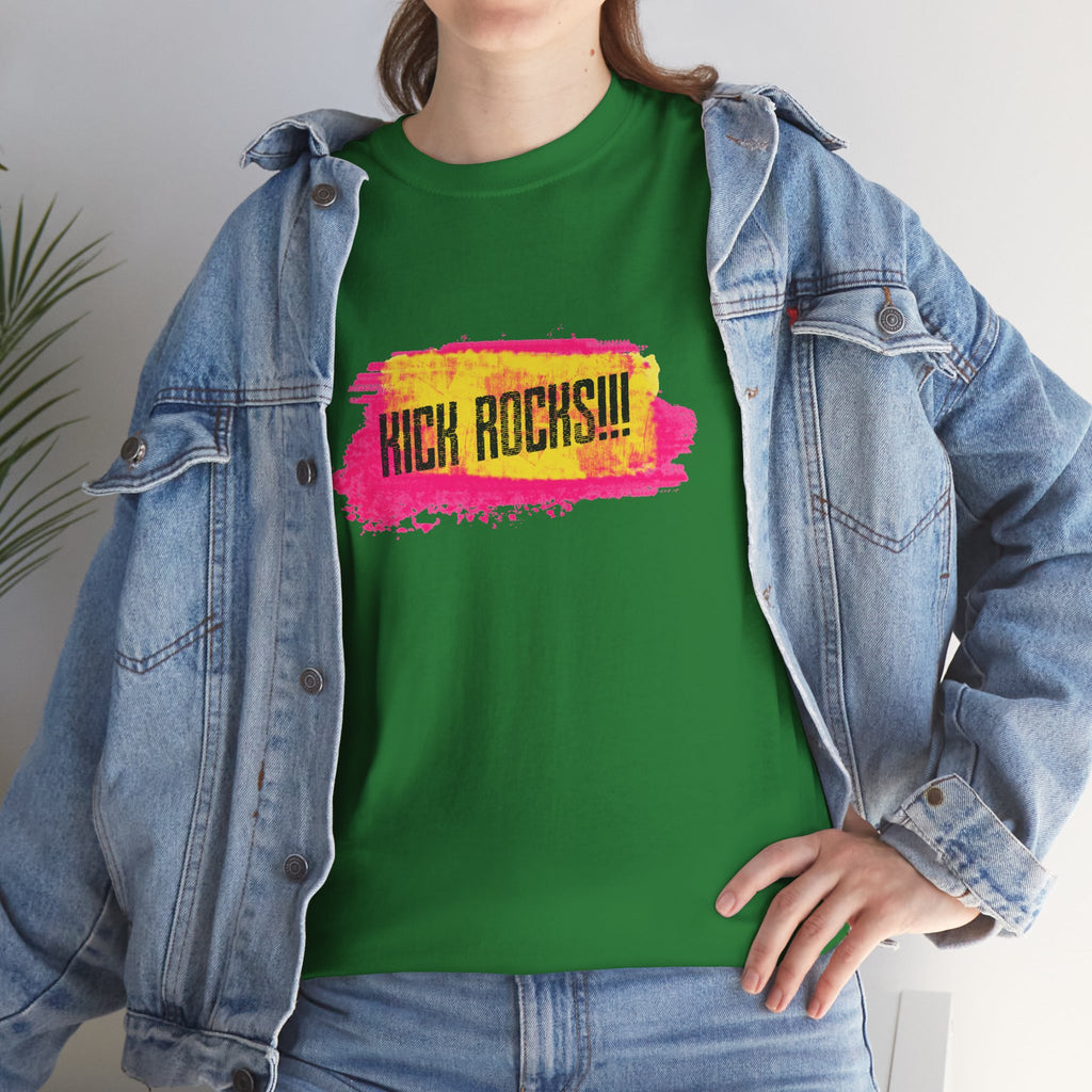 Kick Rocks Brushstroke Tee – Front Print | Intuition Within