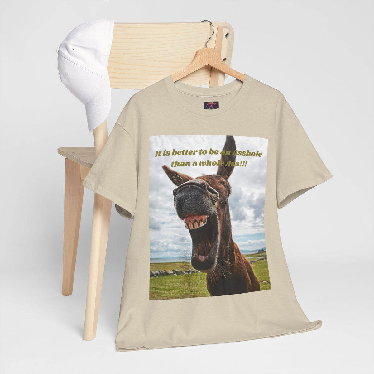 Better Than a Whole Ass Donkey Humor Tee – Front Print | Intuition Within