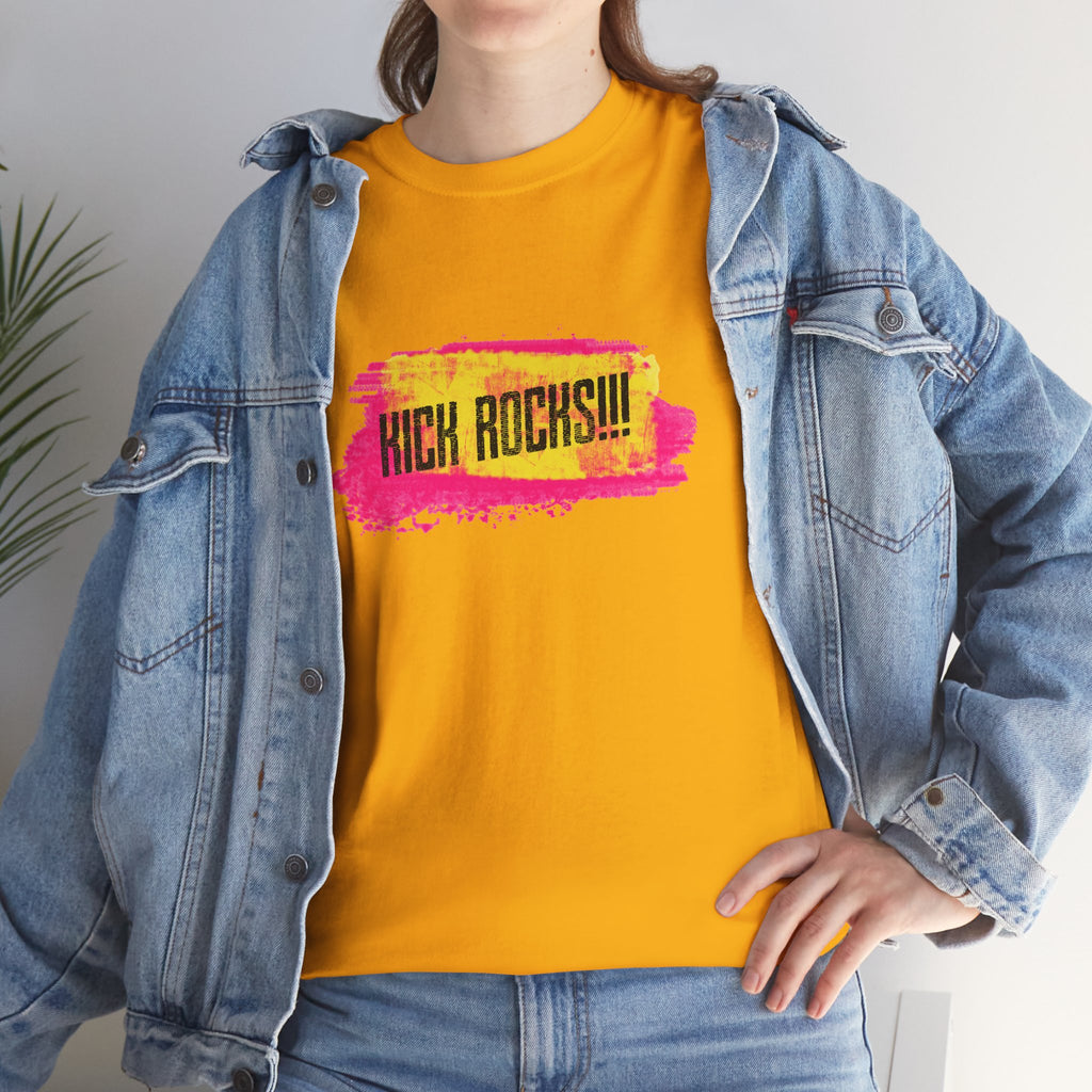 Kick Rocks Brushstroke Tee – Front Print | Intuition Within