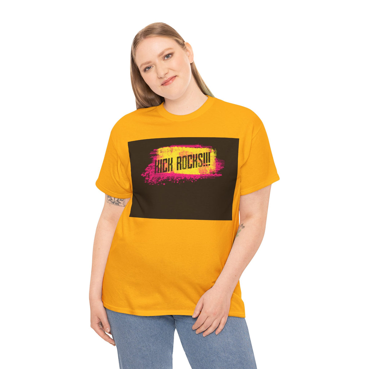 Kick Rocks Graphic Tee – Front Print | Intuition Within