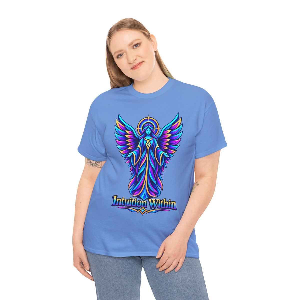 Intuition Within Angel Wings T-Shirt | Trust Your Inner Voice