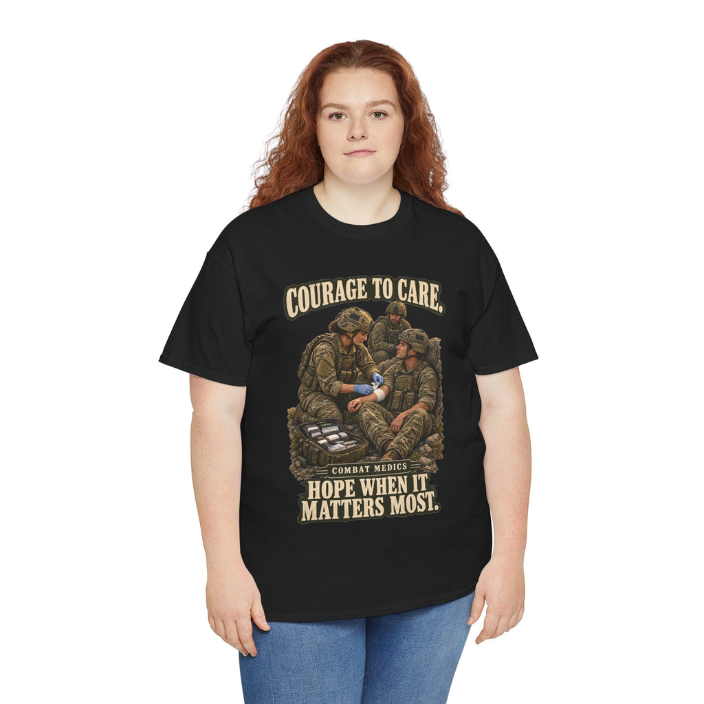 Courage to Care Combat Medic T-Shirt | Military Tribute