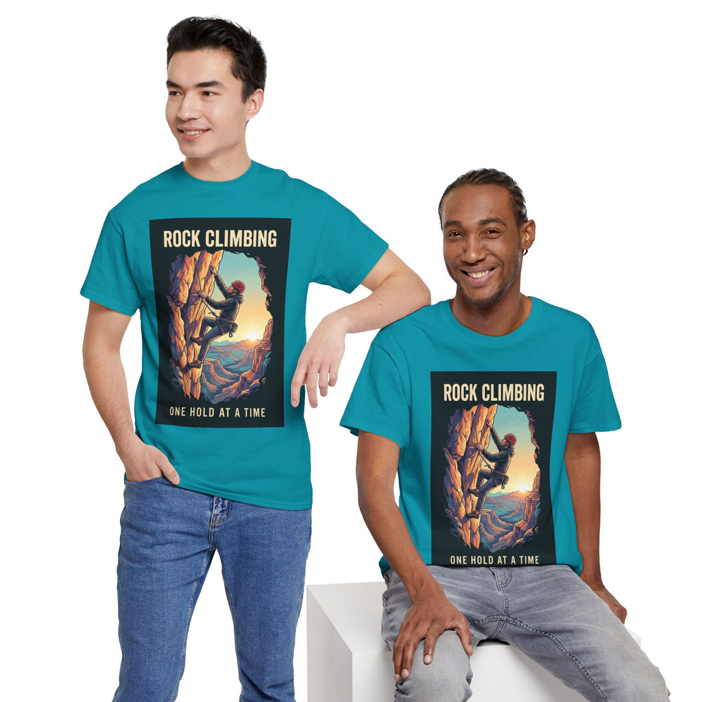 One Hold at a Time Rock Climbing T-Shirt | Outdoor Adventure