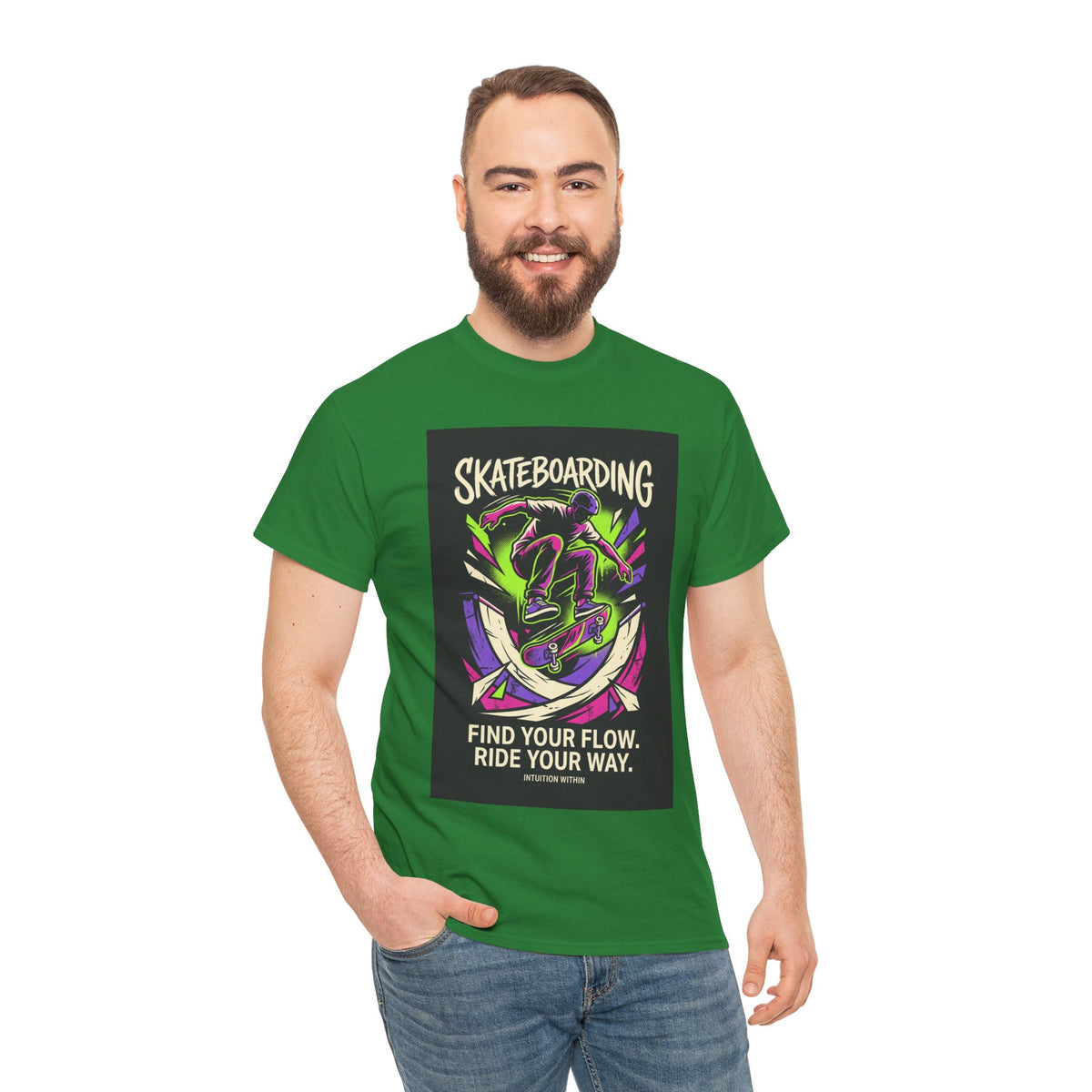 Find Your Flow Skateboarding T-Shirt