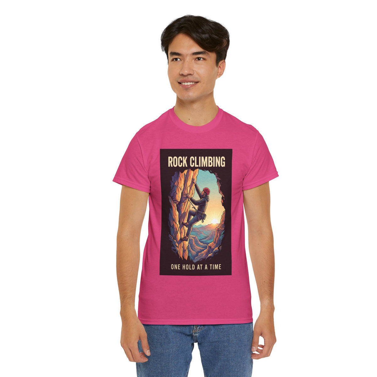 One Hold at a Time Rock Climbing T-Shirt | Outdoor Adventure