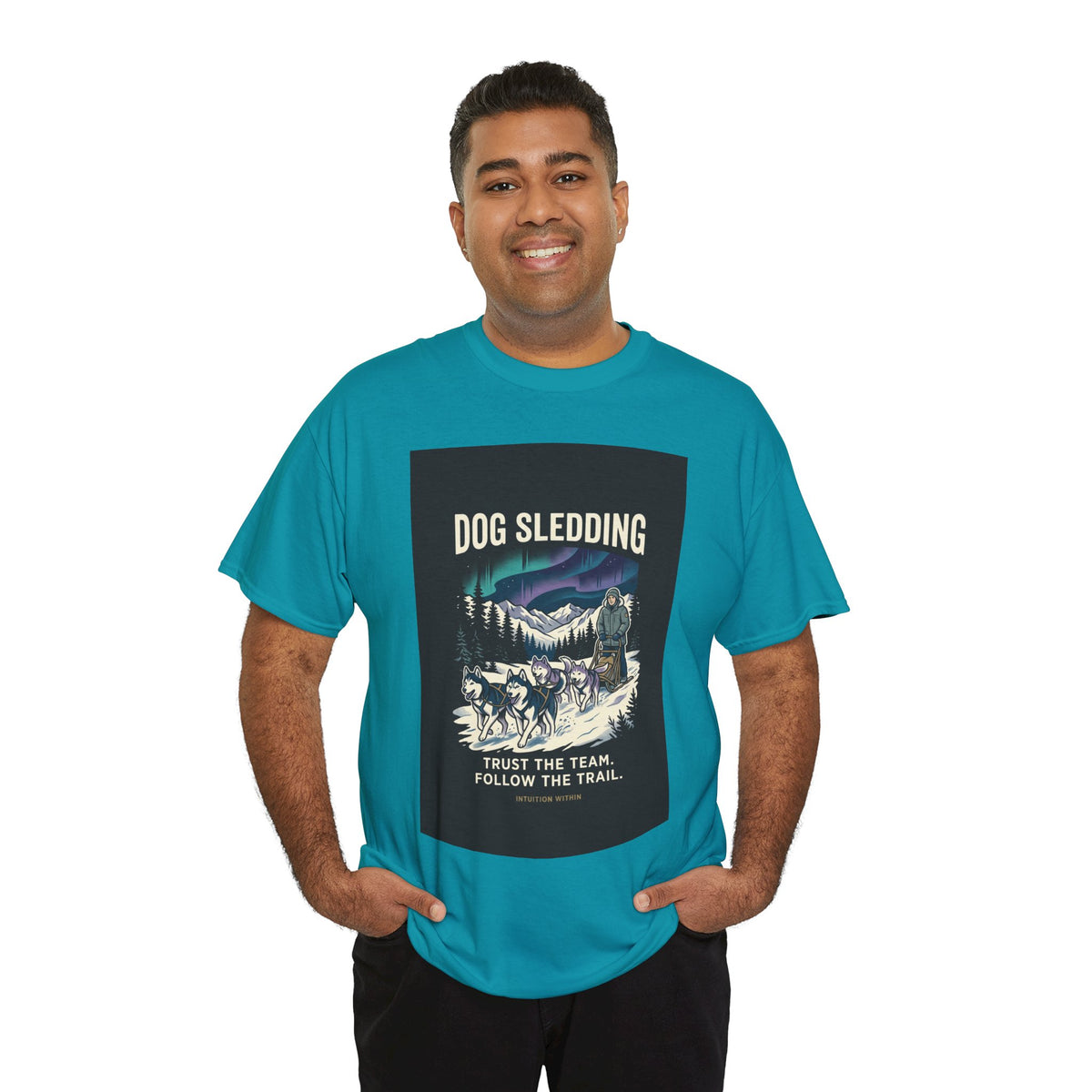 Trust the Team, Follow the Trail Dog Sledding T-Shirt
