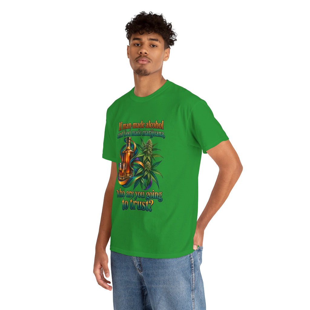 Homemade Alcohol & Cannabis Humor T-Shirt