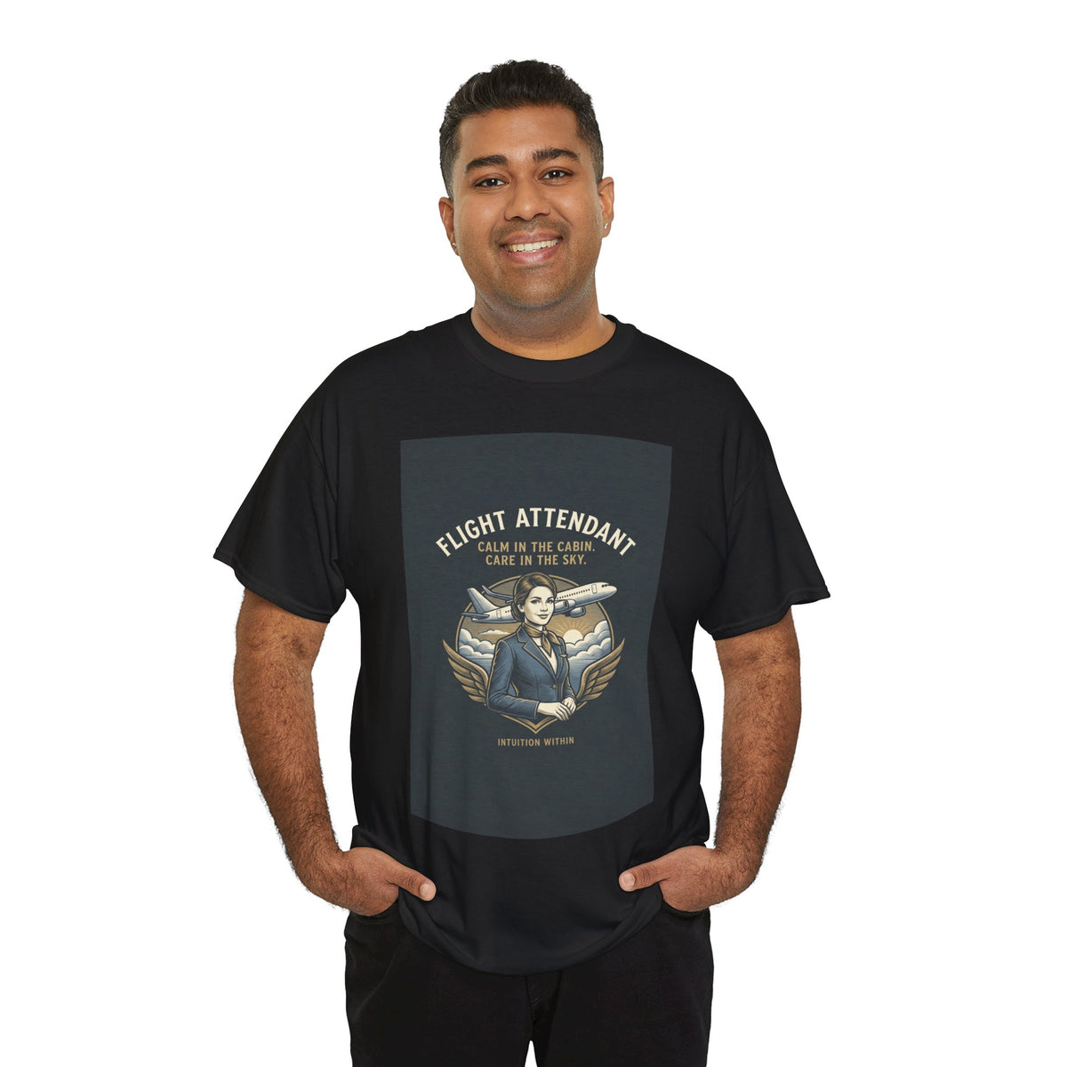 Flight Attendant T-Shirt | Calm in the Cabin