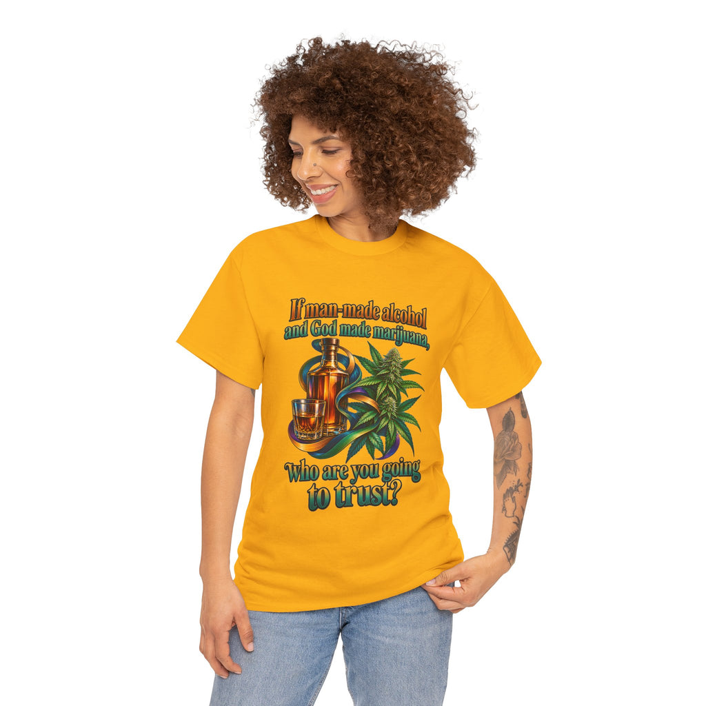Homemade Alcohol & Cannabis Humor T-Shirt