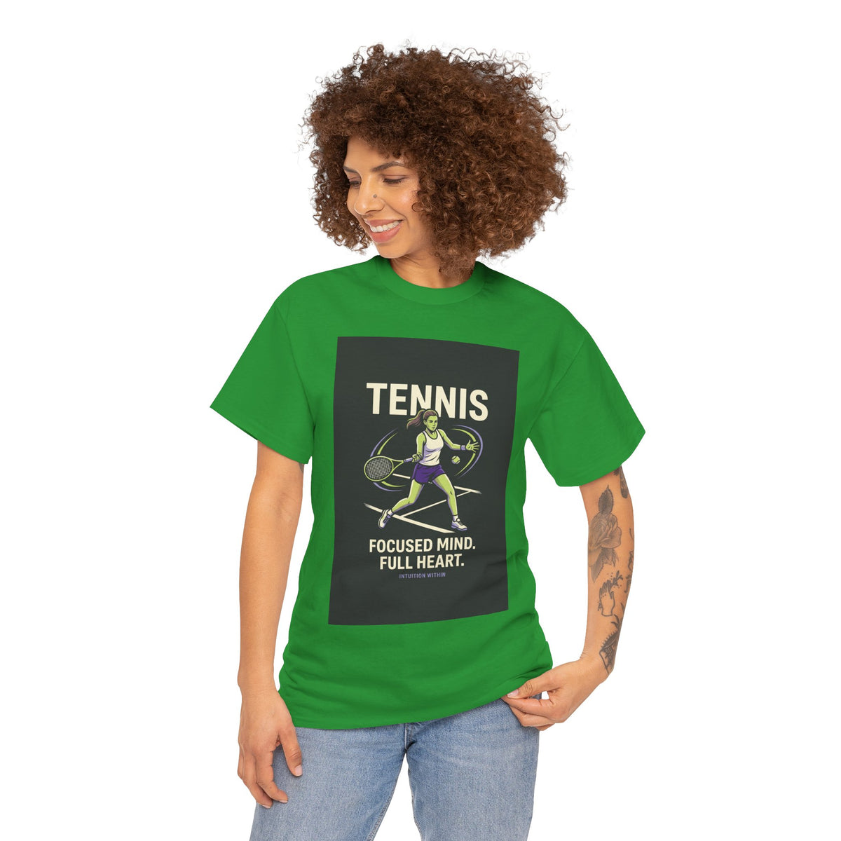 Focused Mind, Full Heart Tennis T-Shirt