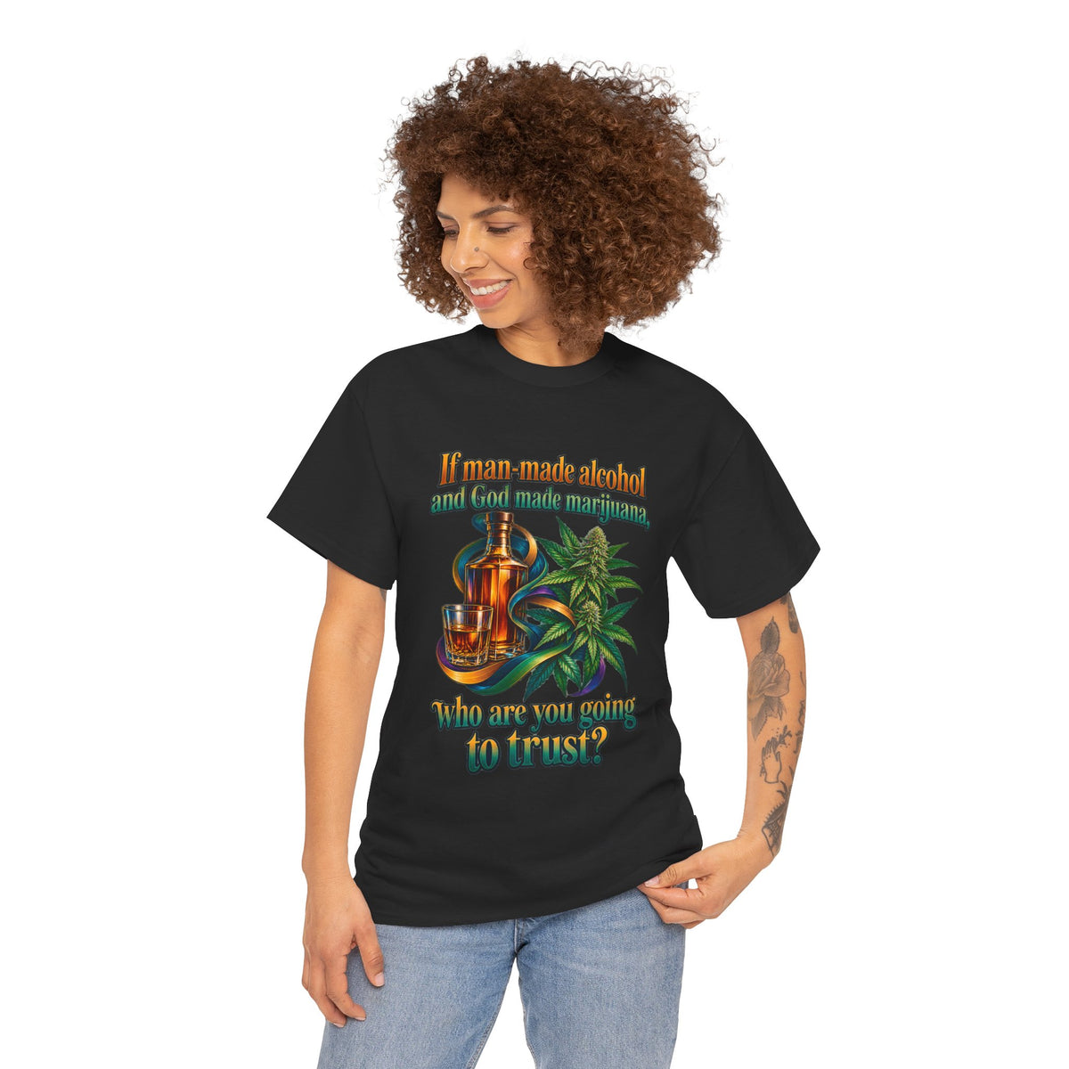 Homemade Alcohol & Cannabis Humor T-Shirt