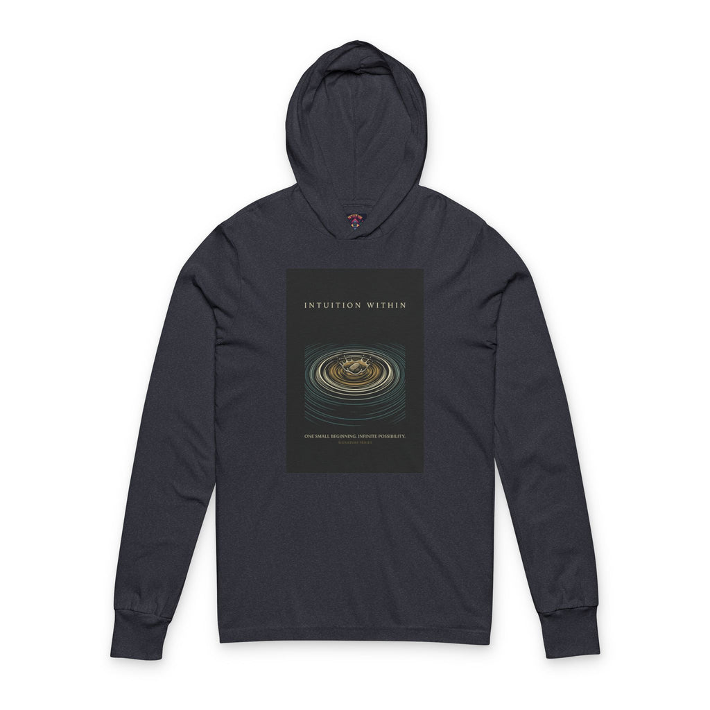 Cosmic Inspiration Hooded Long Sleeve Tee | Intuition Within Signature Series