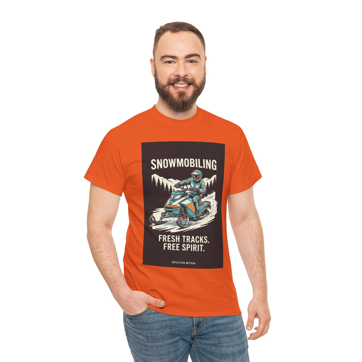 Fresh Tracks, Free Spirit Snowmobiling T-Shirt