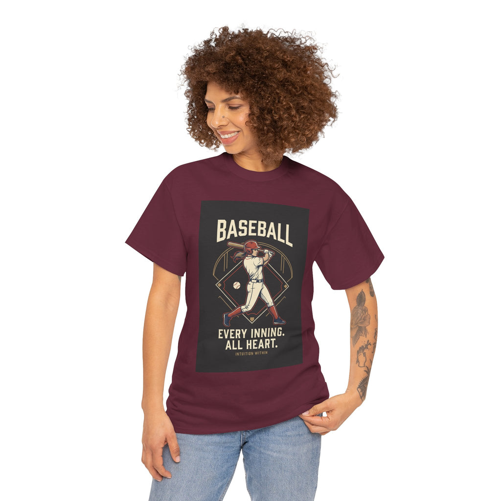 Every Inning, All Heart Baseball T-Shirt