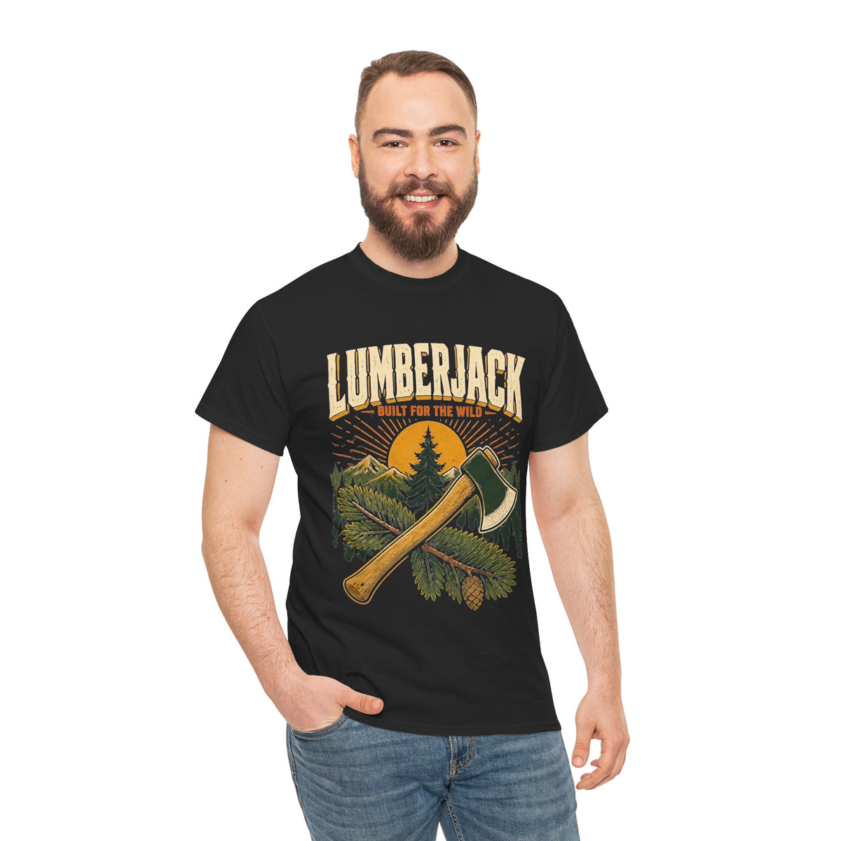 Lumberjack Built for the Wild Tribute Tee