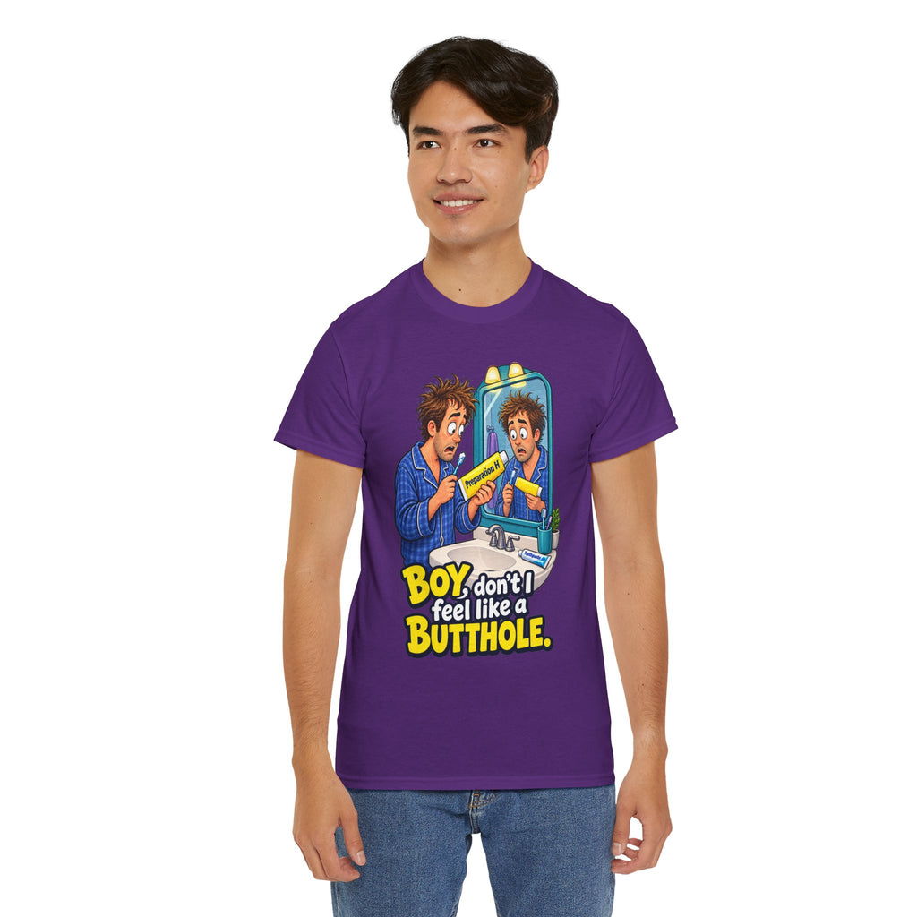 Feel Like a Butthole T-Shirt | Funny Bathroom Humor