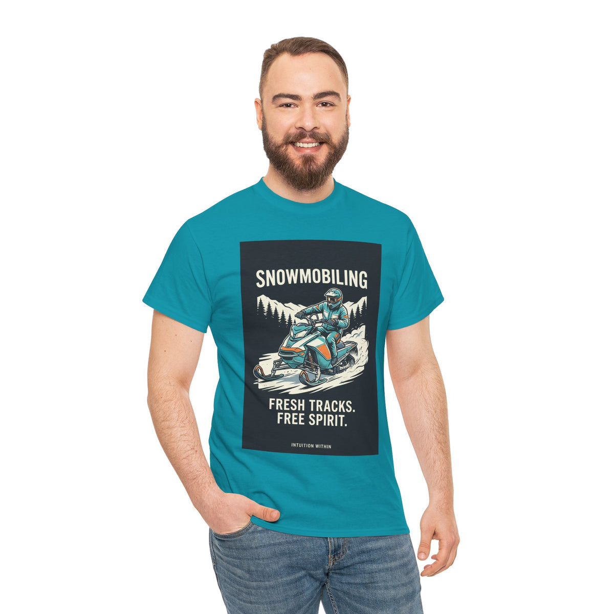 Fresh Tracks, Free Spirit Snowmobiling T-Shirt