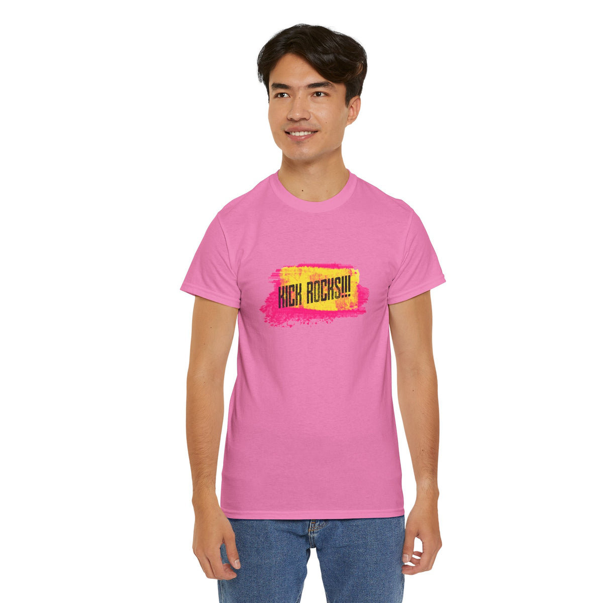 Kick Rocks Brushstroke Tee – Front Print | Intuition Within